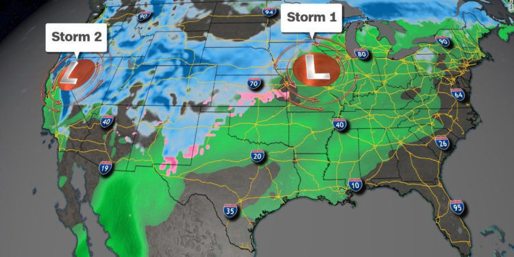 Tormenta “histórica” podría interrumpir los viajes de vacaciones ya que 20 millones de personas enfrentan un clima brutal. Esto es lo que necesitas saber