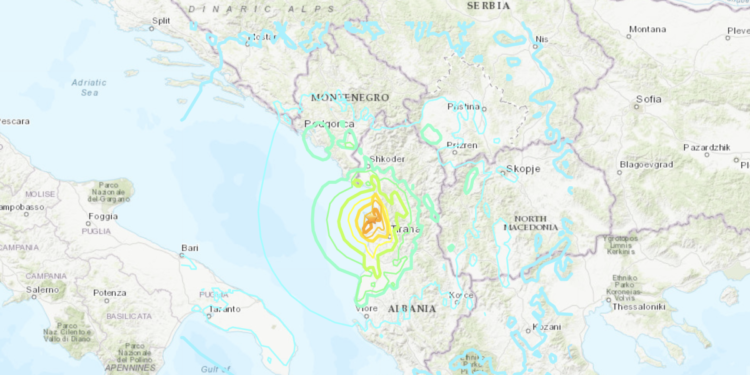 Sismo de magnitud 6,4 sacude Albania: se reportan decenas de heridos
