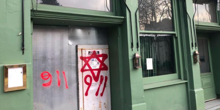 Pintan grafitis antisemitas en tiendas y sinagogas de Londres