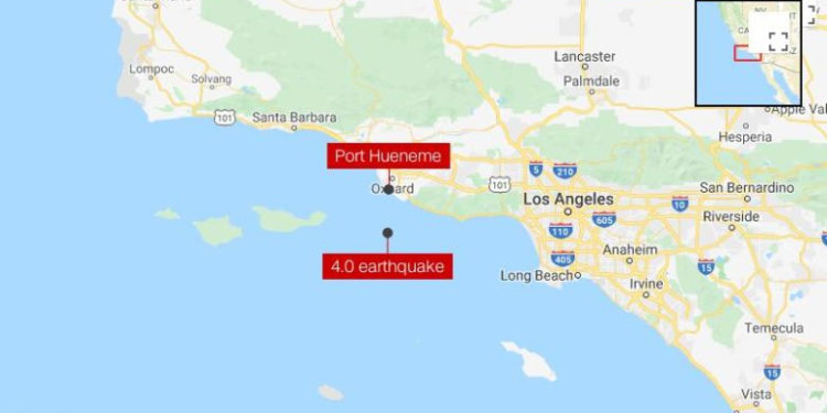 Un sismo de magnitud 4,0 sacudió ligeramente el área de Los Ángeles