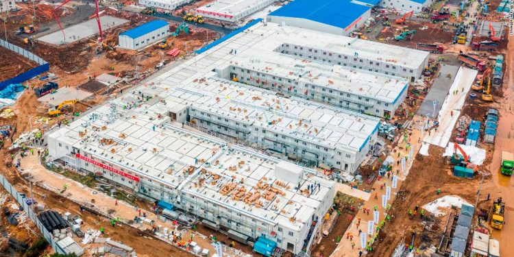 China acaba de construir un hospital en 10 días. Así lo logró