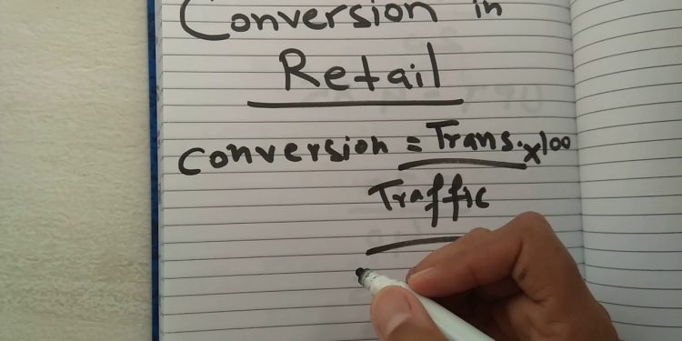 How to calculate conversion in Retail easy way