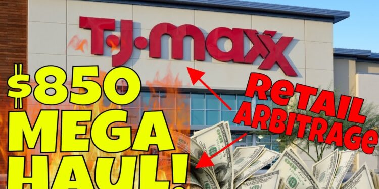 Amazon FBA Retail Arbitrage, MASSIVE Profits At TJ Maxx!