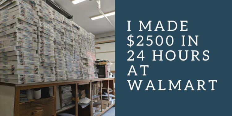 Retail Arbitrage at Walmart:  I Made $2500 in one night on one item