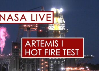 Hot Fire Engine Test for the Artemis Moon Rocket – NASA