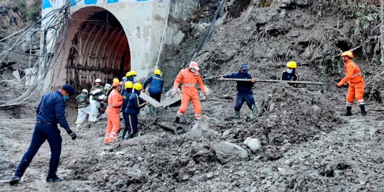 India glacier burst: Large-scale rescue operation underway in Uttarakhand