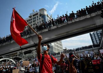 Myanmar coup: Military warns protesters not to destroy democracy as protests grow