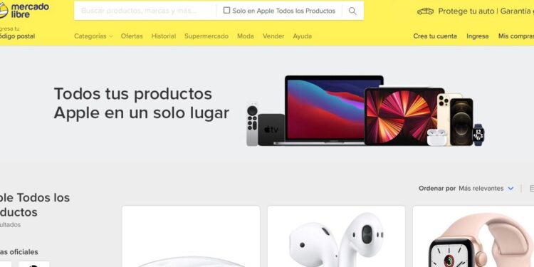 Apple abre en mercado libre