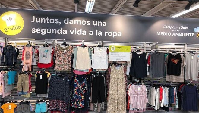 Carrefour entra en la venta de ropa de segunda mano